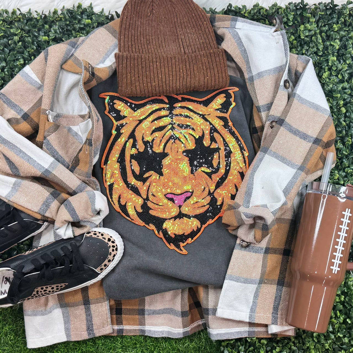 The One with the Starry Eyed Tiger Tee